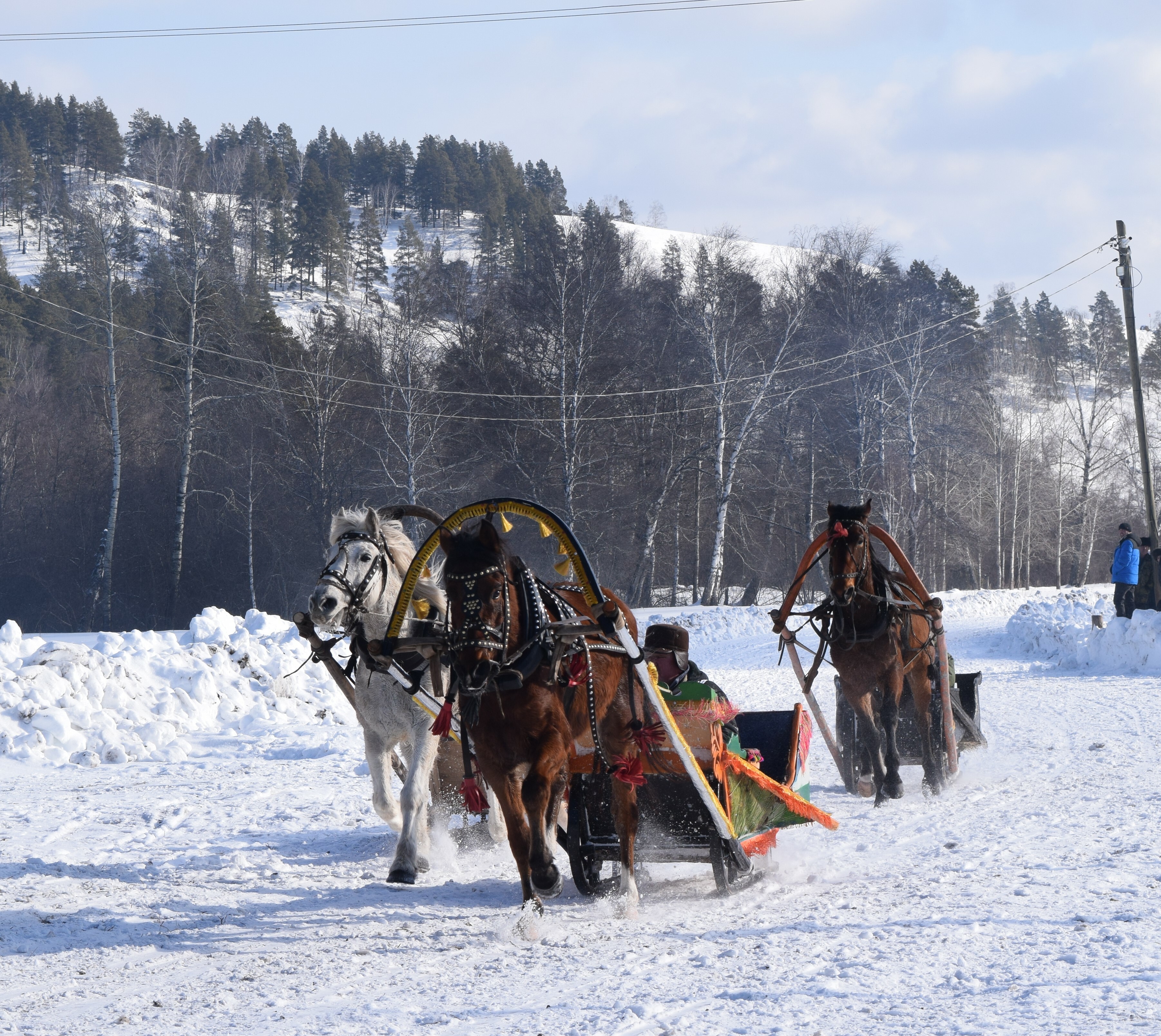 Бөрйәндә атлы-саналы ярыштар үткән