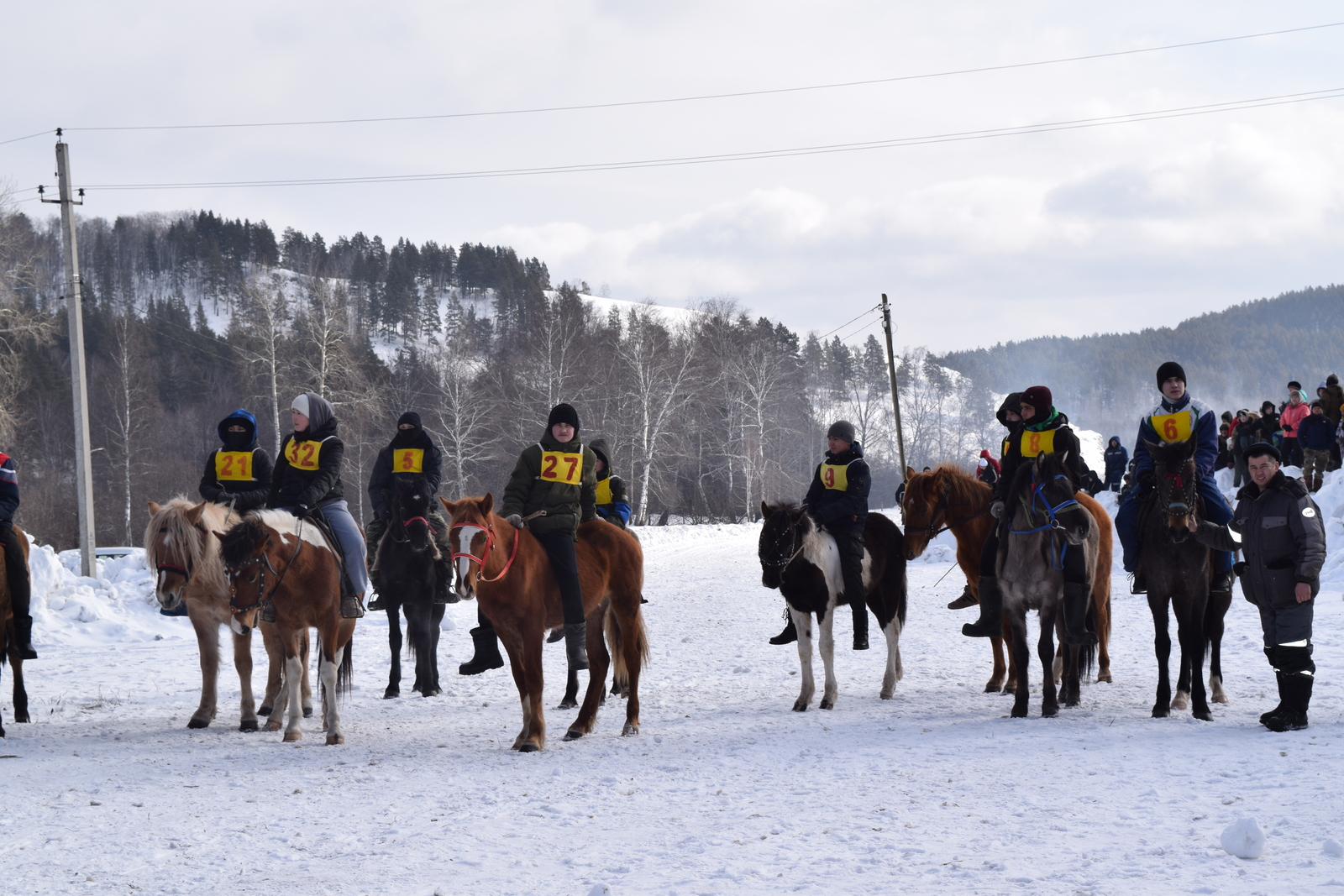 Бөрйәндә атлы-саналы ярыштар үткән