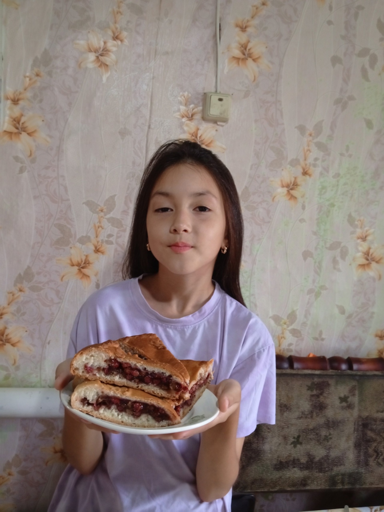 Асияның оҫталыҡ дәресе. Еләк бәлеше