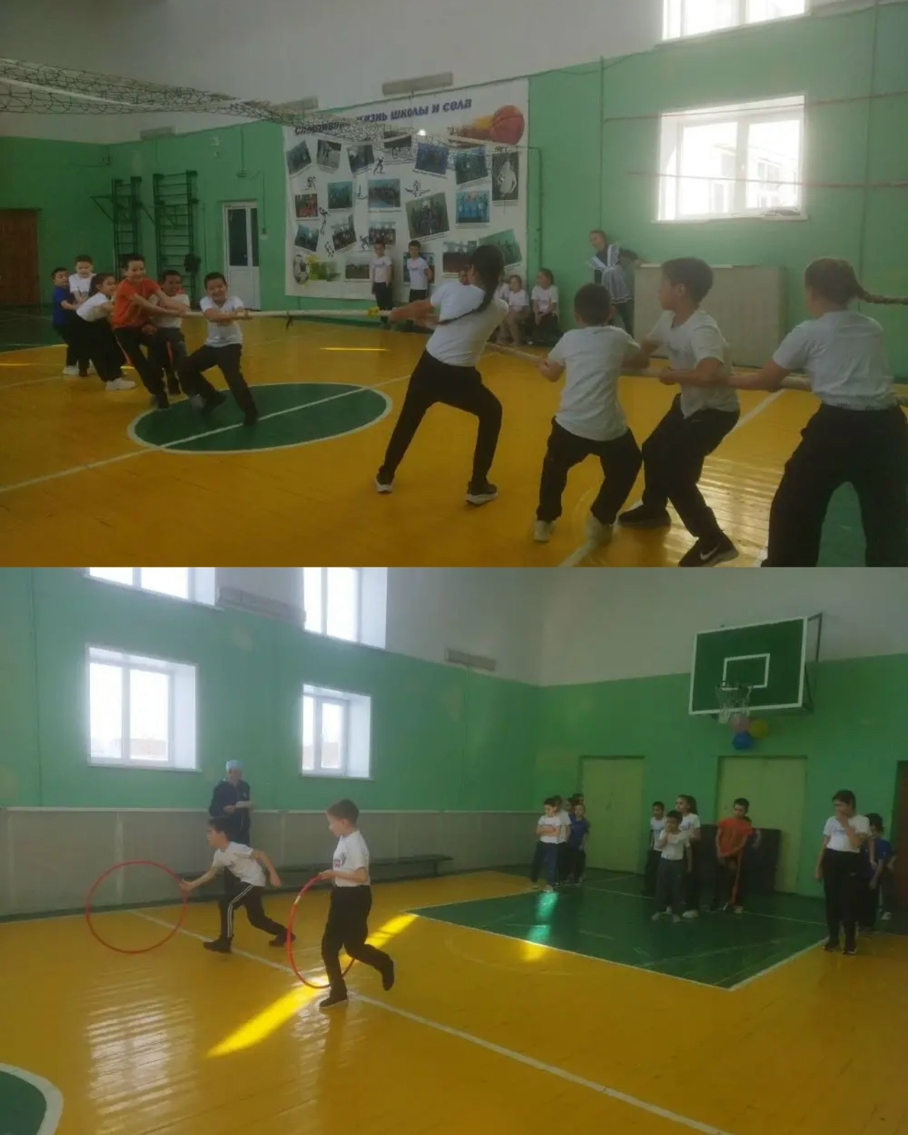 Абҙан мәктәбендә бәләкәй синыфтар ярышты