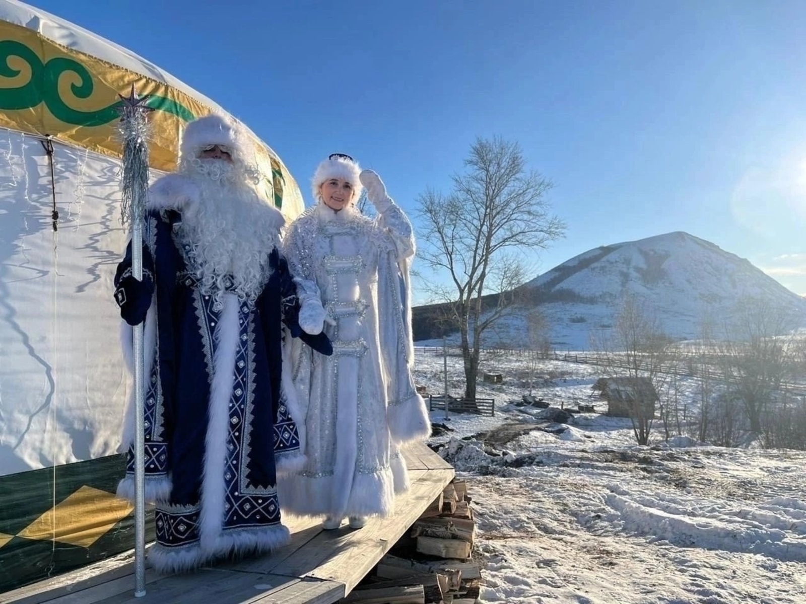 Ҡыш бабайға ҡунаҡҡа килегеҙ!