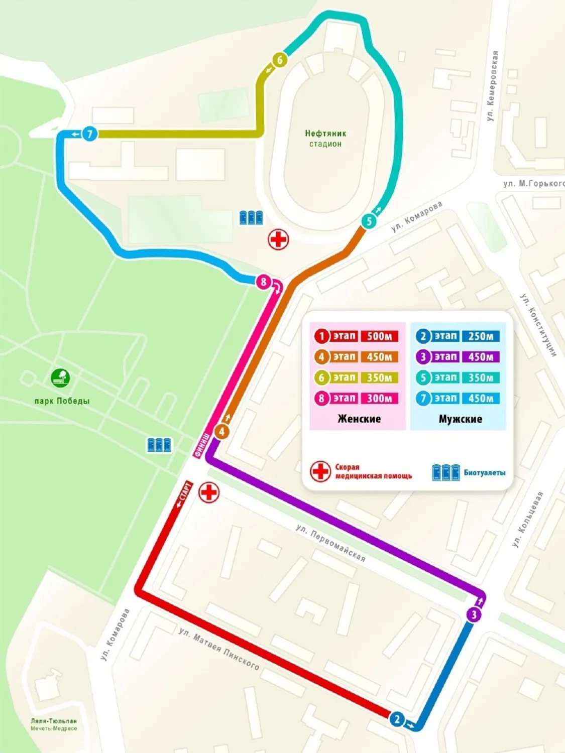 6 майҙа Өфөлә легендар эстафета үтәсәк