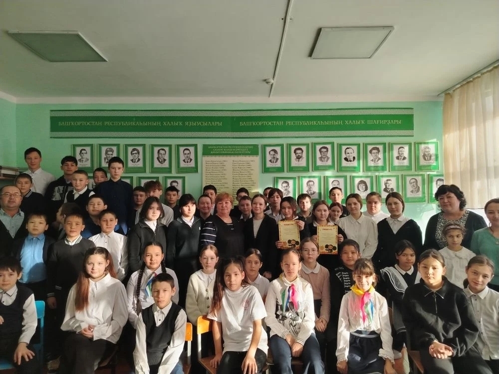 Бурлы мәктәбе уҡыусылары тәбиғәтте һаҡларға өйрәнә