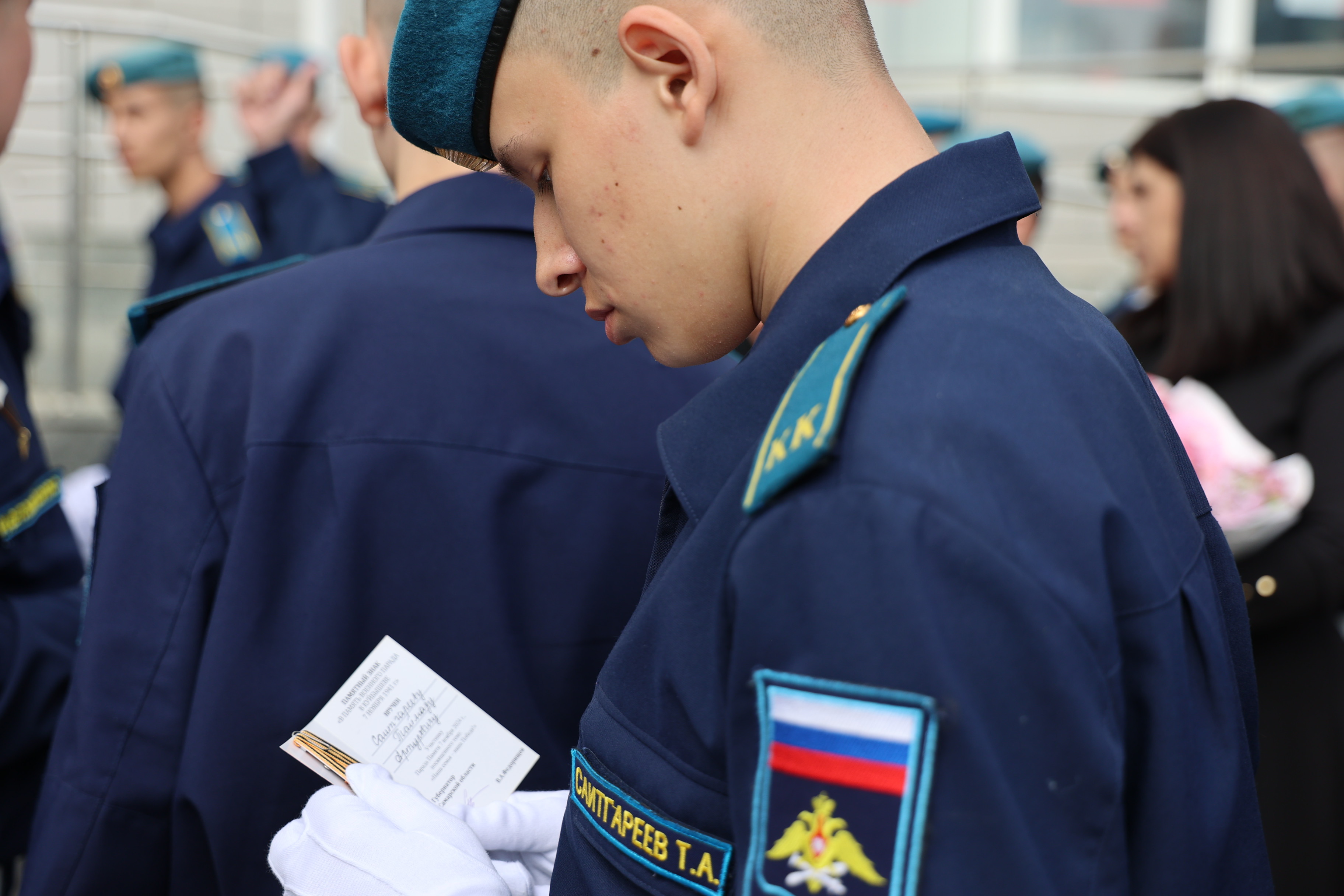 Кадеттарға – иҫтәлекле билгеләр