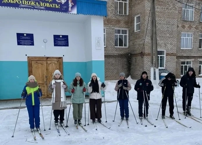 Ҡышҡы тәбиғәттә күңелле булды