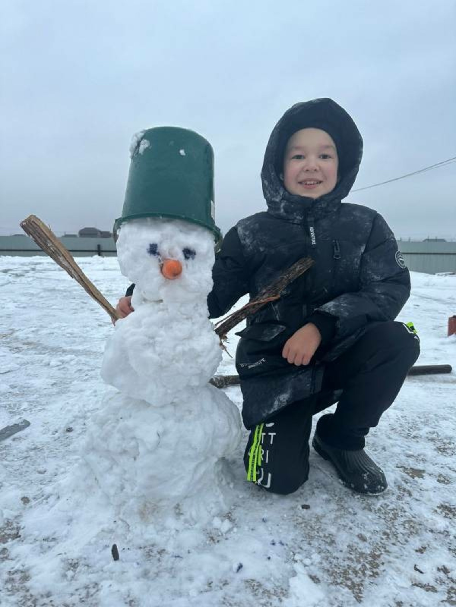 "Эй рәхәт, ҡар яуғас!" - ти Айхан